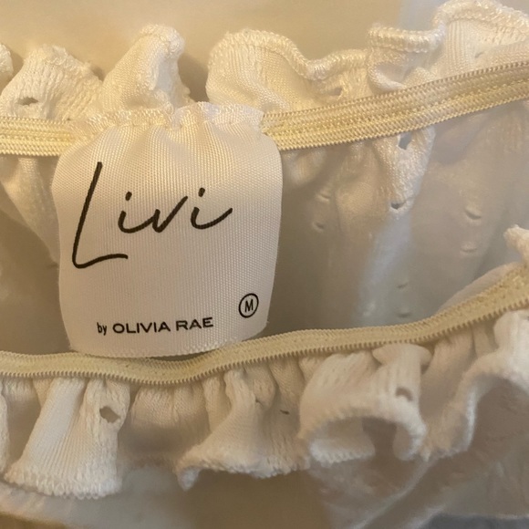 White floral tank top - Picture 2 of 2